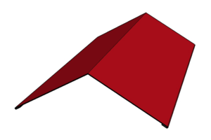 Конек плоский 200*200*2000 мм